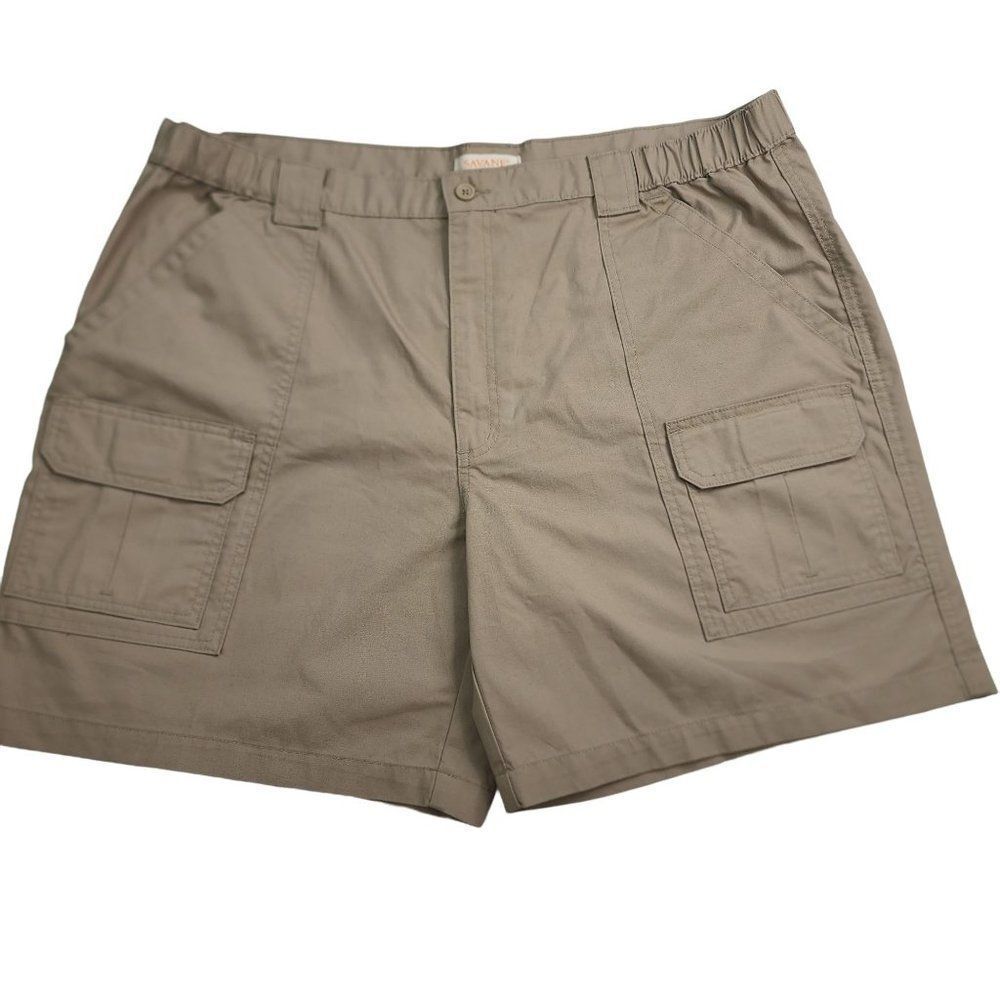 NWT  Men's Savane Dark Khaki Hiking Shorts Size 44